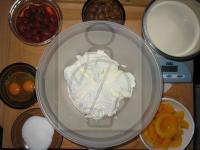 Mix together cream cheese, semolina, egg and...