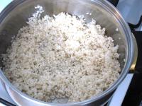  Fry the rice for about 8-10 minutes, add salt and...