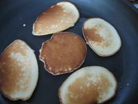 Heat a little oil in the pan and use a ladle to...