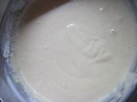 Prepare a coating dough from flour, eggs and milk....