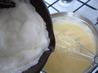 Beat egg whites into stiff foam. Add them into...