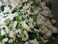 Finely cut the brocolli, place into a deeper bowl,...