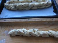 Intricate last 2 rolls and put this simple braid...