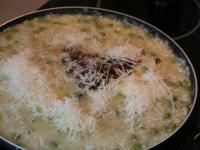 Finally, add a butter, grated Pecorino cheese and...