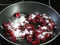 You can use hot raspberries boiled with sugar as...