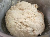 Mix flour with salt, water, bicarbonate and sour...