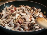 Wash, clean and cut the mushrooms into thin...