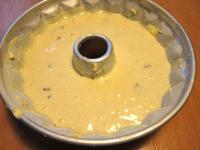 Pour the mixture into the prepared mold and bake...