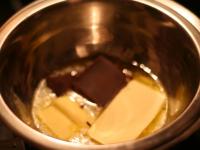 In double boiler whisk egg yolks with sugar and...