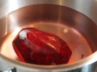 Peel the beetroot and cook in boiling water cca 45...