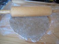 Roll out on floured pastry board into the...