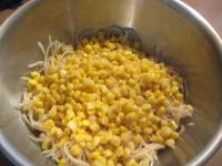 we add sterilized corn without any pickle......