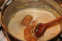 Make a caramel out of the granulated sugar on a...