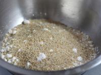 Into a larger bowl sift the flour with handful of...