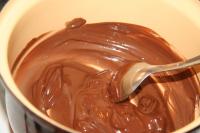 Heat Nutella with butter and cream, stir. ...