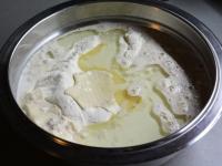 In a larger bowl mix to combine flour with salt,...