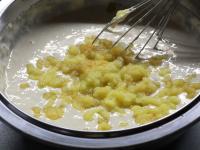 Mix milk, egg yolks, sugar and flour and prepare...