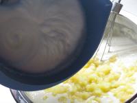 Beat egg whites into foam and add it to the...