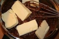 Mix the cool pudding with softened butter, beat...