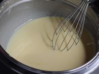 Mix pudding powder with milk in a bowl. ...