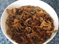 Soak dried mushrooms for the time until the...