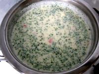 Stir the soup and allow it to rest for 10 minutes,...