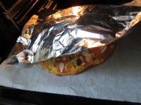 Bake in a preheated oven at 670°F (355°C) F...