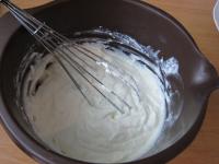 Mix cream cheese with milk and sugar. Put few...