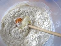 Prepare leaven in a small pot from part of...