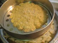 Rub the oat dough through a halusky strainer to...