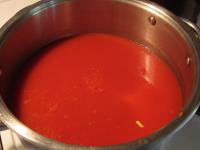 Add tomato puree, water, salt to the onion and...