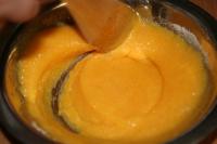 Beat egg yolks with sugar, gradually add oil,...