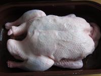 Let the frozen duck defrost in the fridge during...