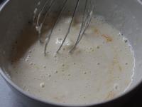 Bring to boil two thirds of the milk. Stir flour...