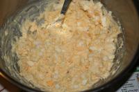 At the meantime prepare the filling. Mix cheese...