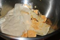 Mix soften butter with the processed cheese,...