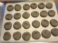 Transfer the prepared cookies into baking tin...