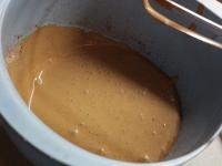 Stir one-third of the whipping cream with instant...