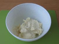 Work the compact coconut mixture....