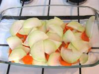 Peel carrot and kohlrabi, wash them, cut into thin...