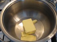 Melt the butter in a pot....