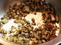 Add finely chopped onion. Fry the onion for a...