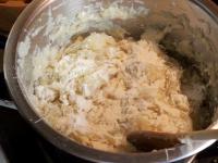 Add water, flour and mix well. Cook for a while,...