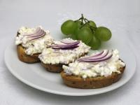 This spread is most delicious on roasted bread in...