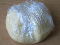 Knead a smooth dough, which you wrap in a foil and...