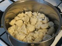 Take the cauliflower into pieces, wash and boil in...