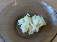 Add cleaned, grated garlic and ginger to the...