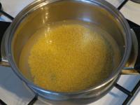 Wash the millet on a sieve under running water,...