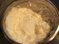 Whip the egg whites until firm and mix in the...