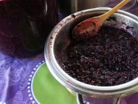 Strain the grape mix through a strainer. It should...